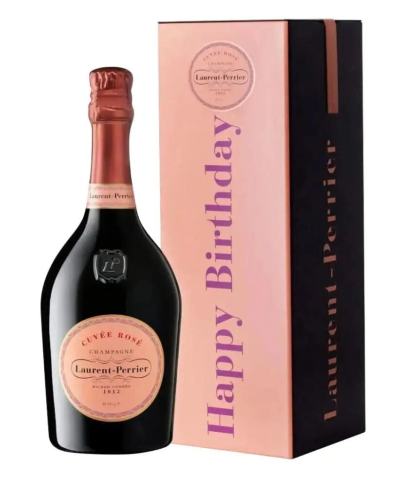 Wholesale Laurent-Perrier Cuvée Rosé Happy Birthday Tin Champagne 75 cl