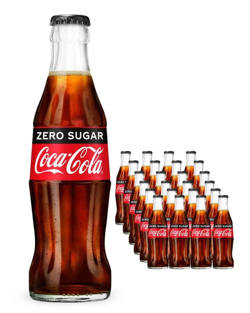 Wholesale Coca-Cola Coke Zero Glass Bottle Multipack 24 x 330 ml