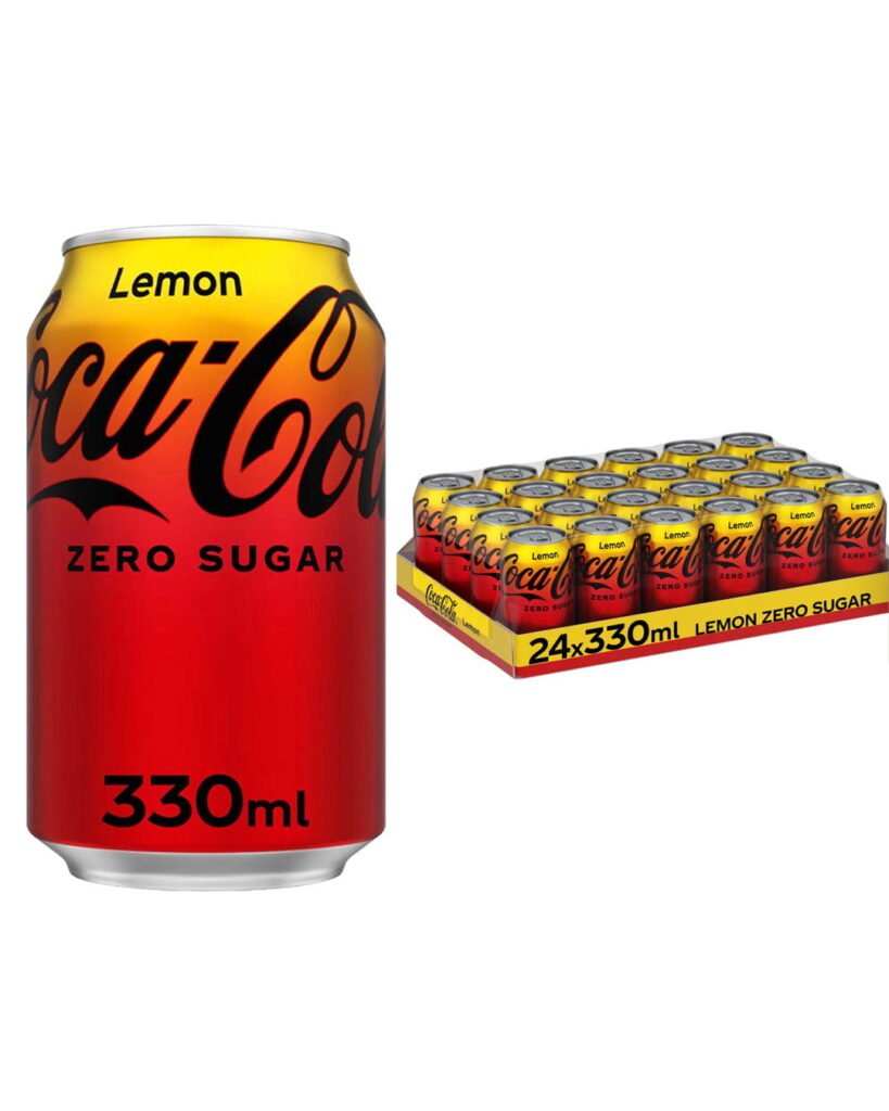 Wholesale Coca-Cola Zero Sugar Lemon Can Multipack 24 x 330 ml