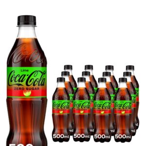 Coca-Cola Zero Sugar Lime Multipack, 12 x 500 ml