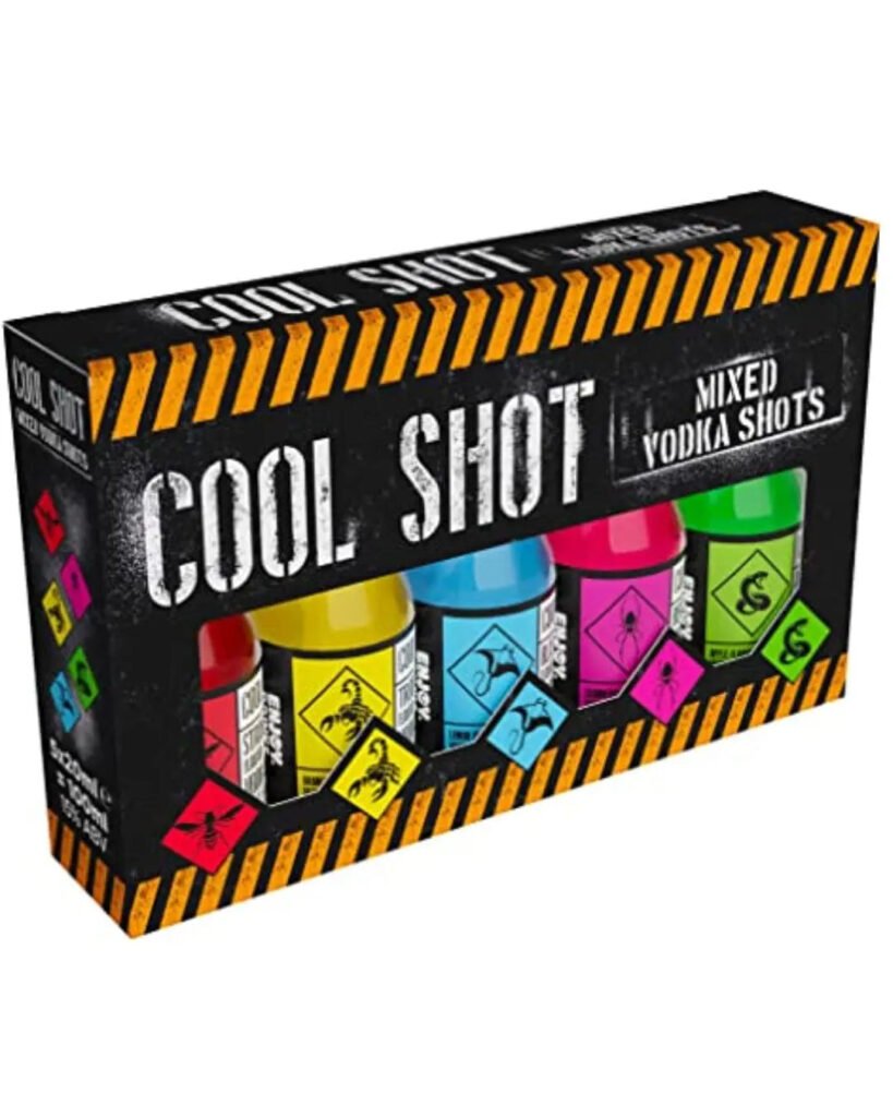 Wholesale Cool Shot Mixed Vodka Shots Pack 5 x 20 ml