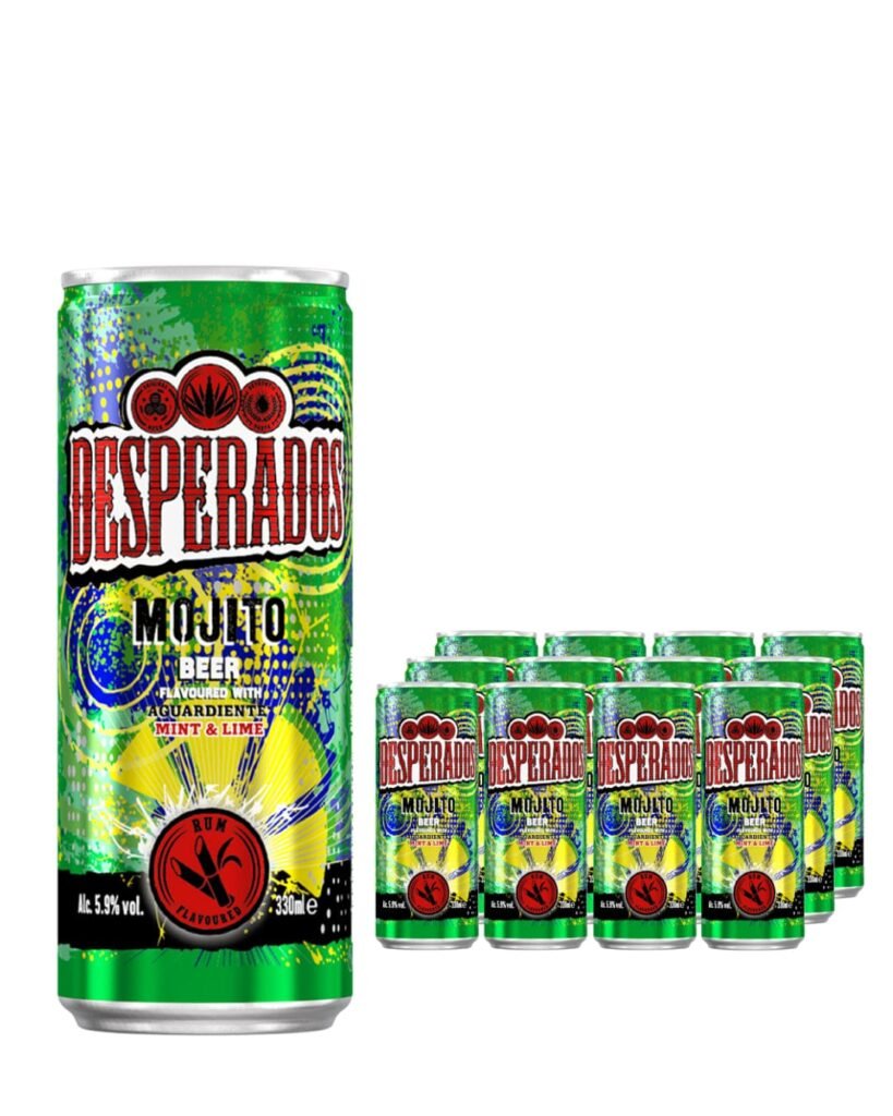 Wholesale Desperados Mojito Can Mint &  Lime Beer Multipack 12 x 330 ml