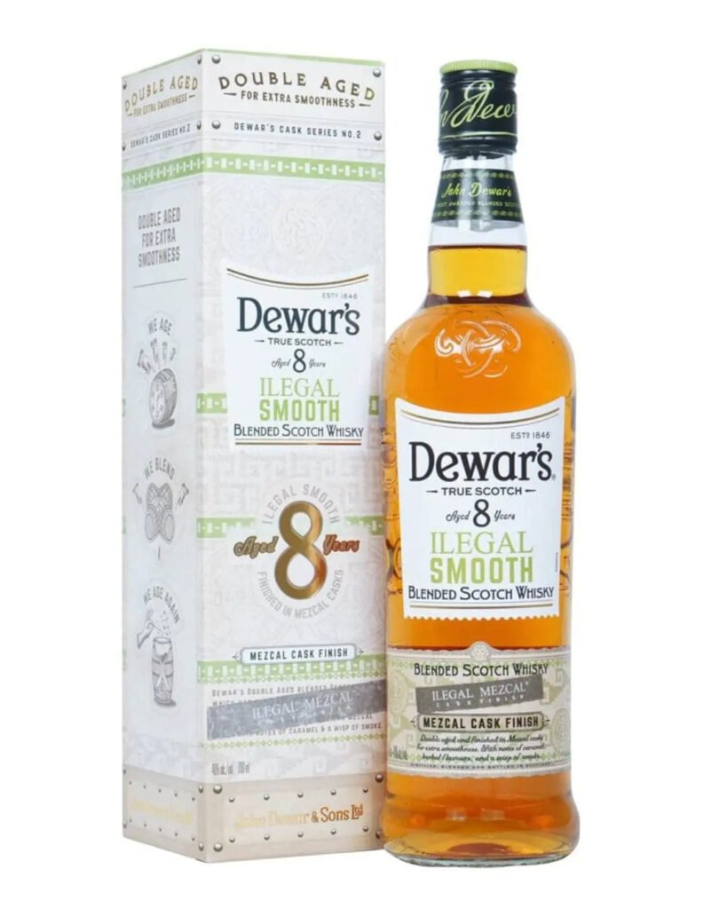 Wholesale Dewars Illegal Smooth 8 Year Old Blended Scotch Whisky 70 cl