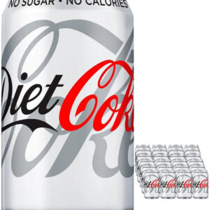 Diet Coca-Cola Can Multipack, 24 x 330 ml