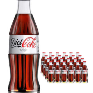 Diet Coca-Cola Glass Bottles Multipack, 24 x 200 ml