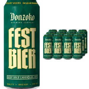 Donzoko Festbier Lager Can Multipack, 12 x 440 ml