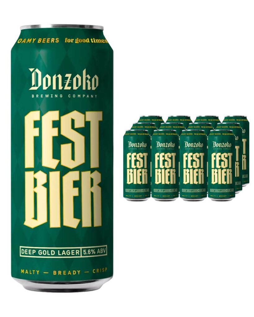 Wholesale Donzoko Festbier Lager Can Multipack 12 x 440 ml