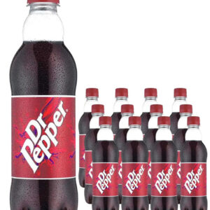 Dr Pepper Plastic Bottle Multipack, 12 x 500 ml