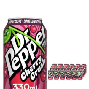 Dr Pepper Zero Cherry Crush Can Multipack, 24 x 330 ml