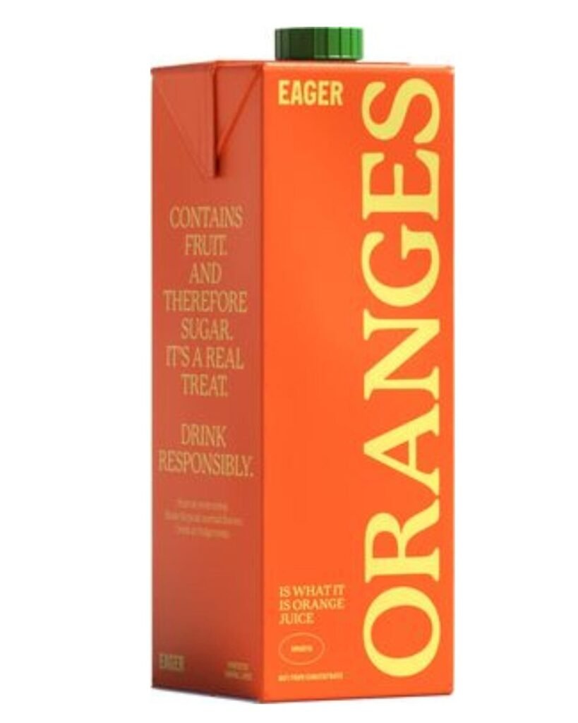 Wholesale Eager Orange Juice 1 L