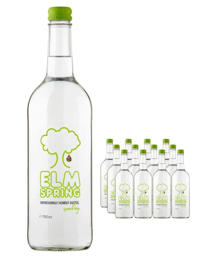 Wholesale Elm Spring Sparkling Glass Bottles Multipack 12 x 750 ml