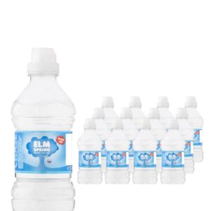 Elm Spring Still Mineral Sports Cap Bottle Water Multipack, 24 x 330 ml