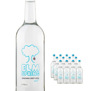 Elm Spring Still Mineral Water Glass Bottles Multipack, 12 x 750 ml