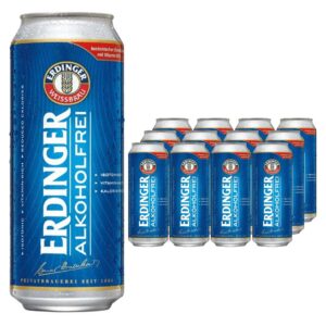 Erdinger Alkoholfrei Alcohol Free Wheat Beer Multipack, 12 x 500 ml