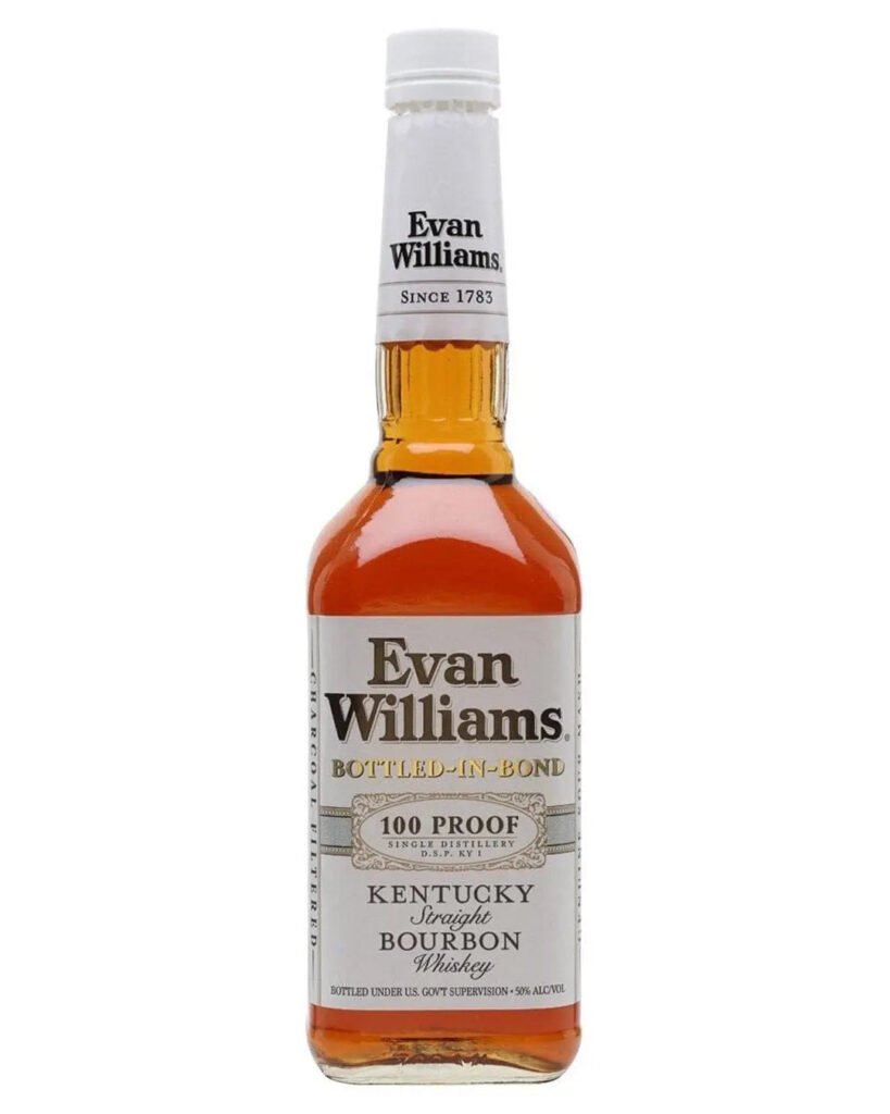 Wholesale Evan Williams Kentucky White Label Straight Bourbon Whiskey 70 cl