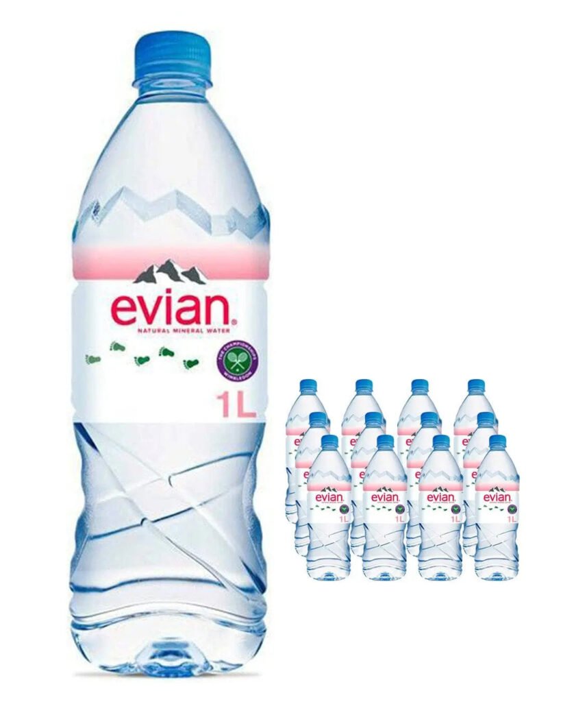 Wholesale Evian Natural Spring Water Plastic Bottle Multipack 12 x 1 L