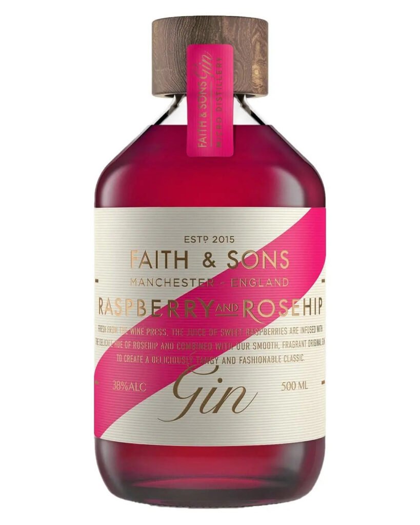 Wholesale Faith & Sons Raspberry & Rosehip Gin 50 cl