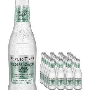 Fever-Tree Premium Elderflower Tonic Water Multipack, 24 x 200 ml
