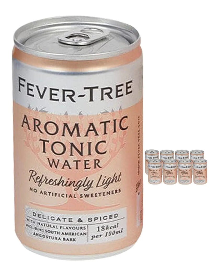 Wholesale Fever-Tree Refreshingly Light Aromatic Tonic Water Fridge Pack 8 x 150 ml