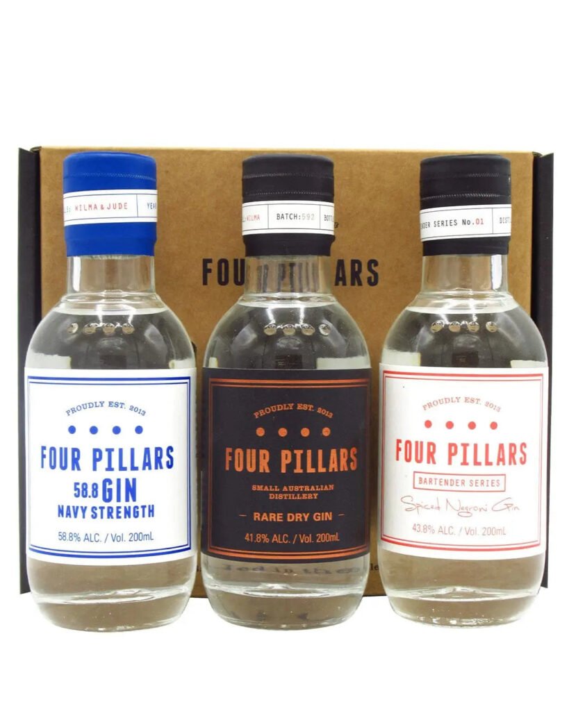 Wholesale Four Pillars Gin Trio Gift Pack 3 x 20 cl