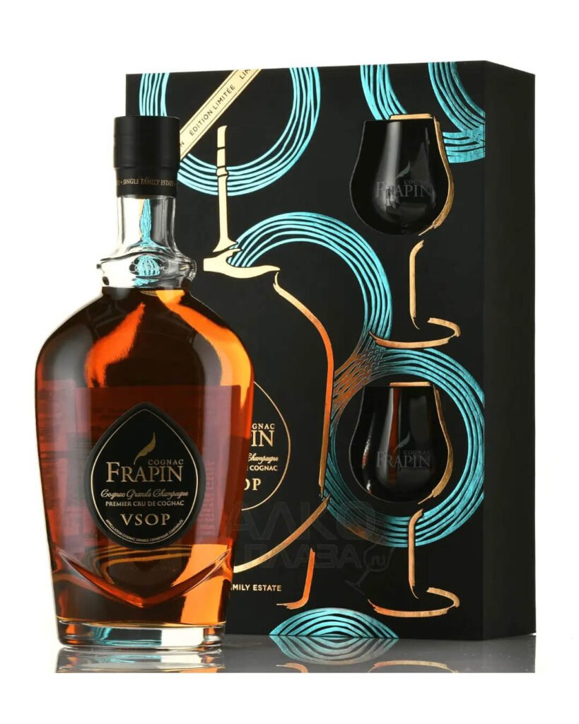 Wholesale Frapin V.S.O.P. Grande Champagne Cognac & Glasses Gift Pack 70 cl