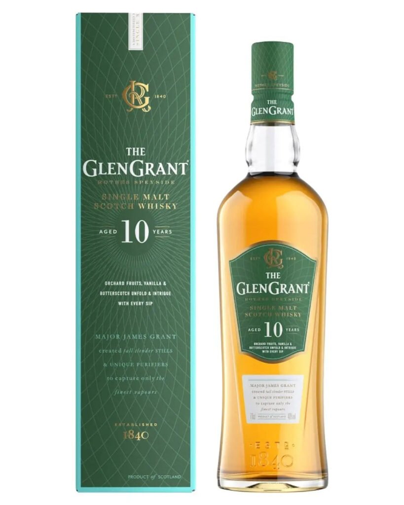 Wholesale Glen Grant 10 Year Old Whisky 70 cl