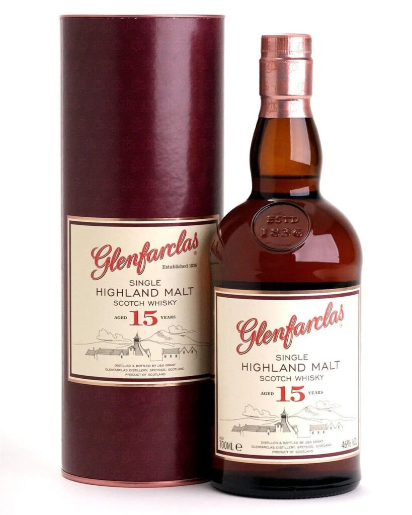 Wholesale Glenfarclas 15 Year Old Single Malt Whisky 70 cl