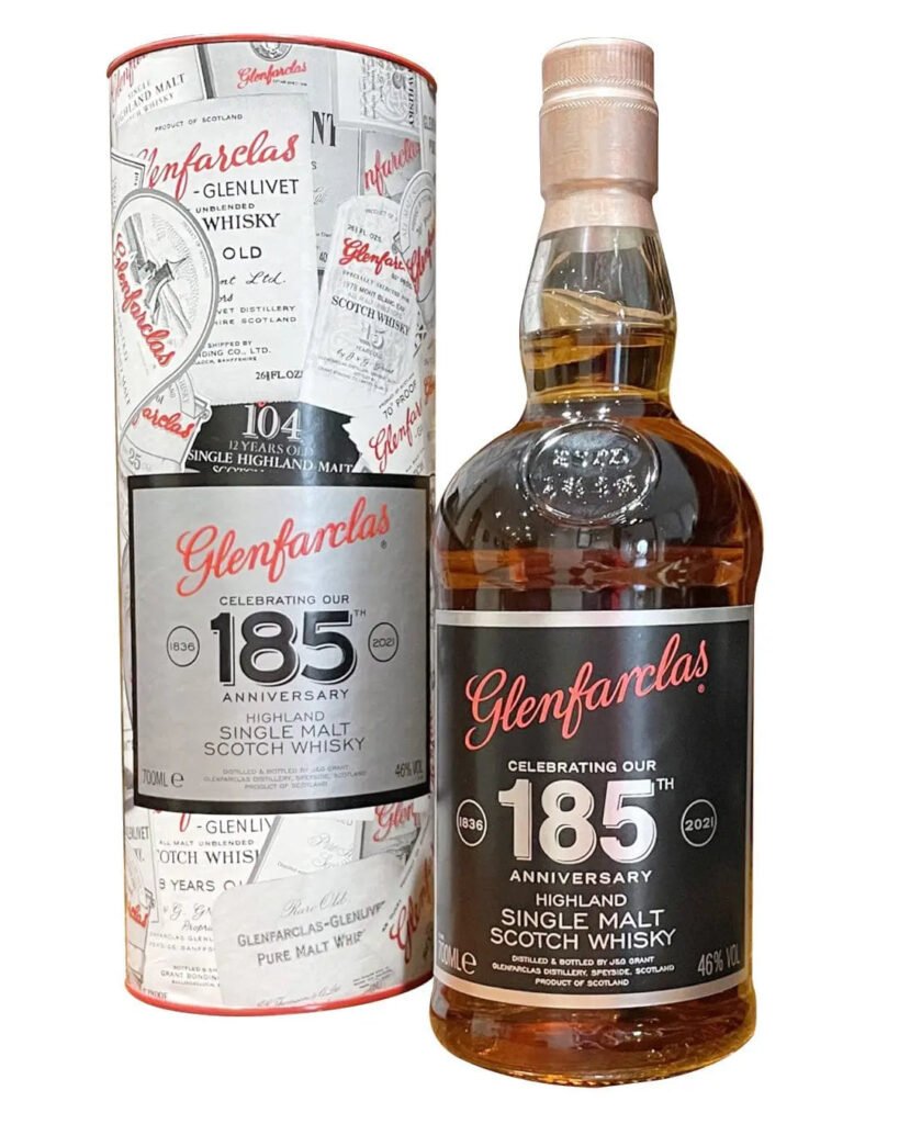 Wholesale Glenfarclas 185th Anniversary Single Malt Scotch Whisky 70 cl