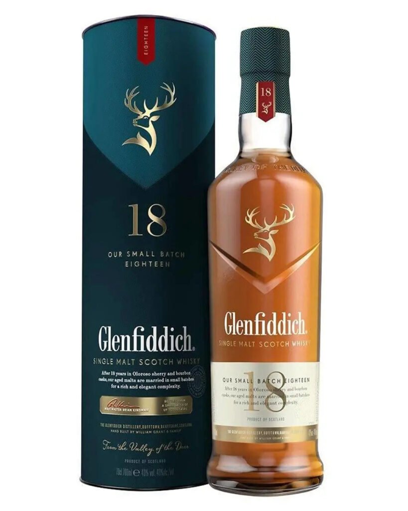 Wholesale Glenfiddich 18 Year Old Single Malt Scotch Whisky 70 cl