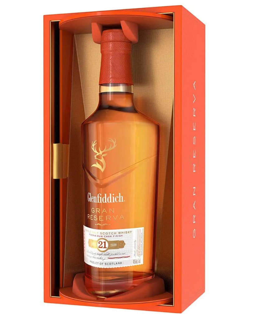 Wholesale Glenfiddich Gran Reseva 21 Year Old Single Malt Scotch Whisky 70 cl