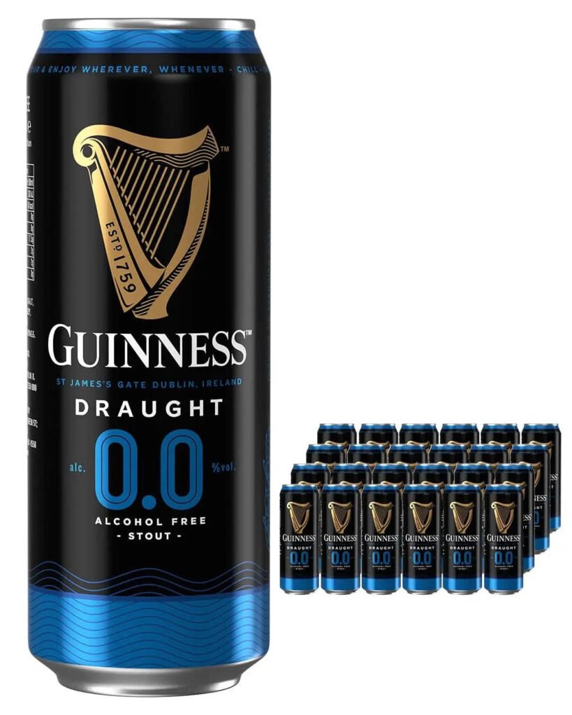 Wholesale Guinness Draught Alcohol Free Beer 24 x 440 ml