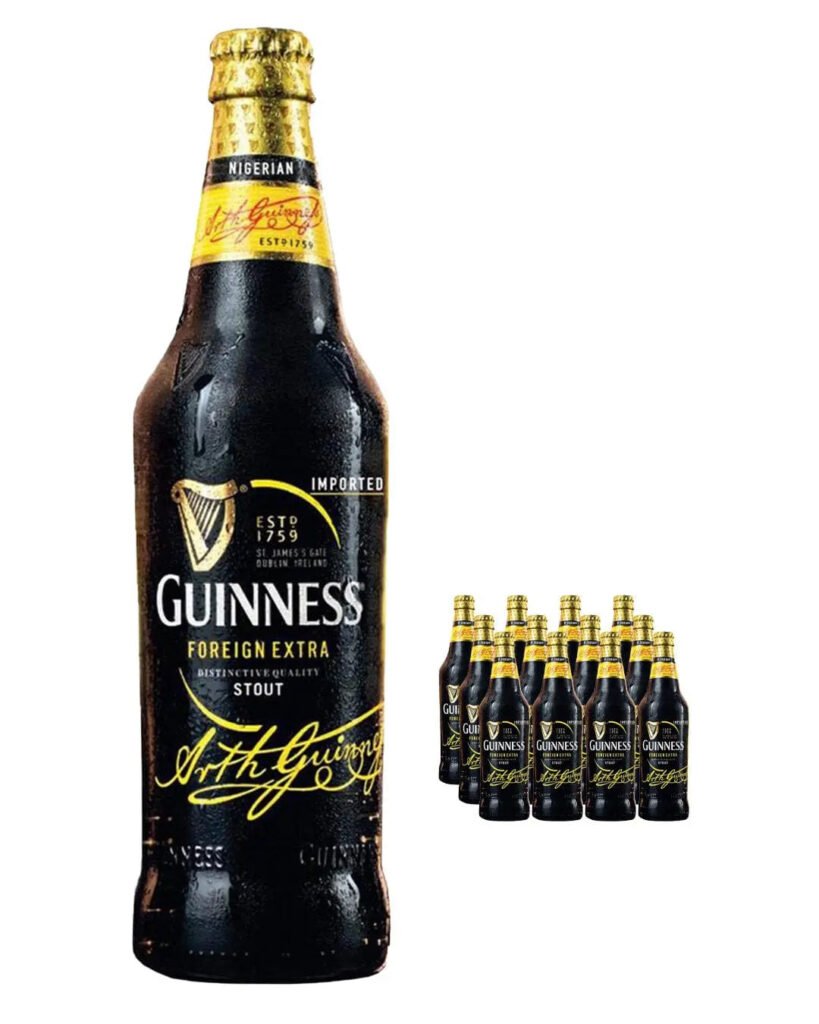 Wholesale Guinness Nigerian Foreign Extra Stout Beer Bottle Multipack 12 x 600 ml