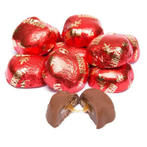 Hershey's Caramel Filled Milk Chocolate Apples: 25-Piece Bag