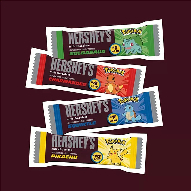 Hershey's Pokemon Snack Size Milk Chocolate Bars: 100-Piece Bag - Image 2
