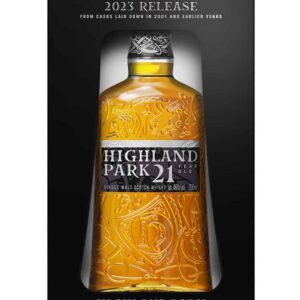 Highland Park 21 Year Old 2023 Release Scotch Whisky, 70 cl