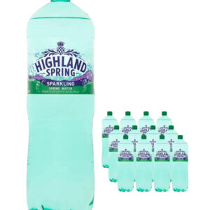 Highland Spring Sparkling Mineral Water Multipack, 12 x 1.5 L