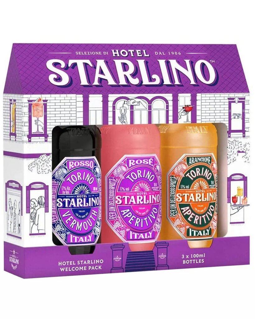 Wholesale Hotel Starlino Aperitivo Rainbow Gift Pack 3 x 10 cl
