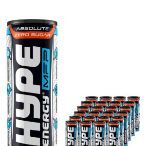 Hype Buzz MFP Absolute Zero Sugar Energy Drink Multipack, 24 x 250 ml