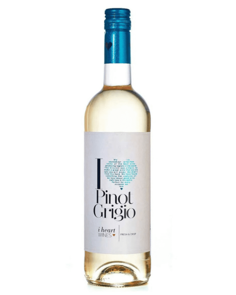 Wholesale I Heart Pinot Grigio White Wine 75 cl