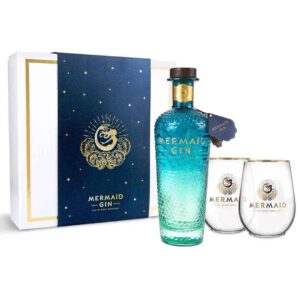 Isle of Wight Distillery Mermaid Gin Gift Pack, 70 cl