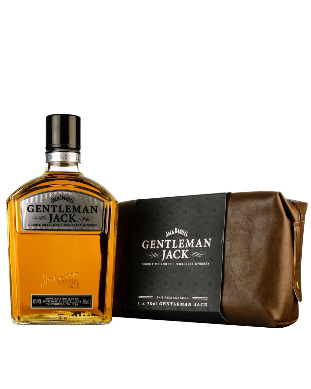 Jack Daniel's Gentleman Jack Whiskey Washbag Gift Set, 70 cl