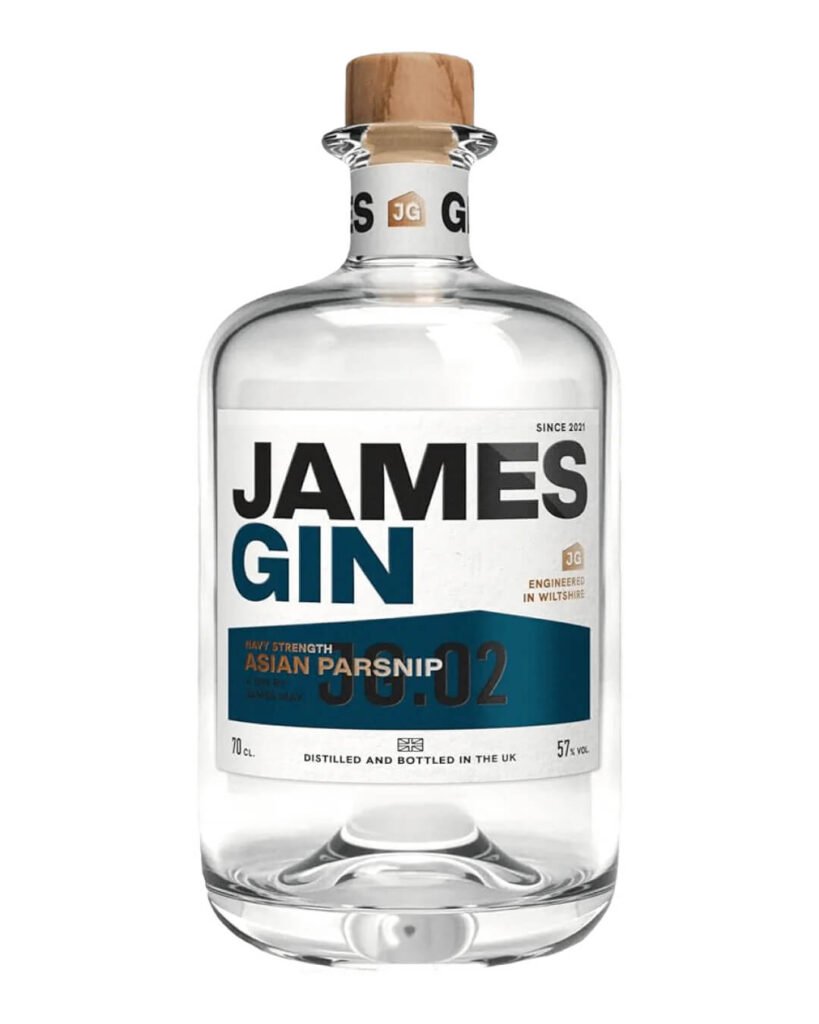 Wholesale James Gin Asian Parsnip Navy Strength Gin 70 cl
