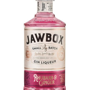Jawbox Rhubarb and Ginger Gin Liqueur, 70 cl