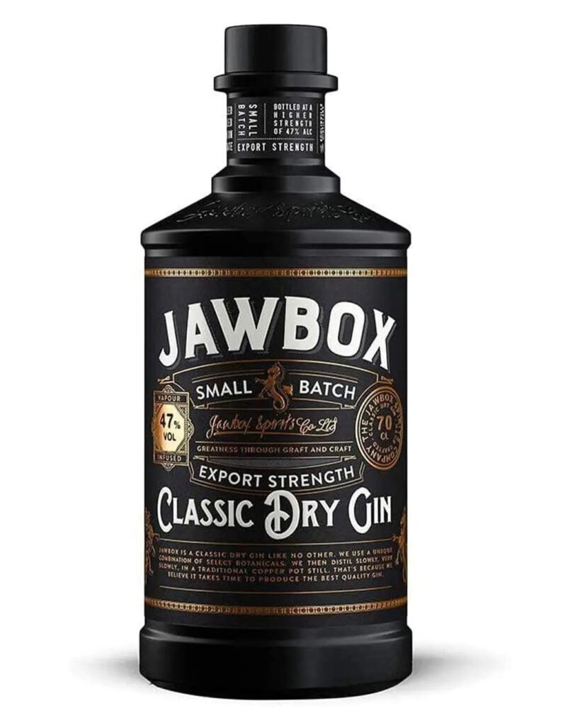 Wholesale Jawbox Small Batch Export Strength Gin 70 cl