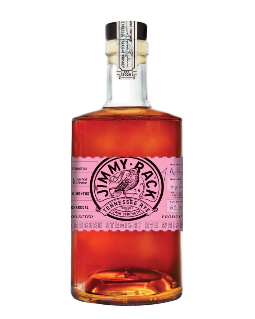 Wholesale Jimmy Rack Straight Cask Strength Rye Whiskey 70 cl