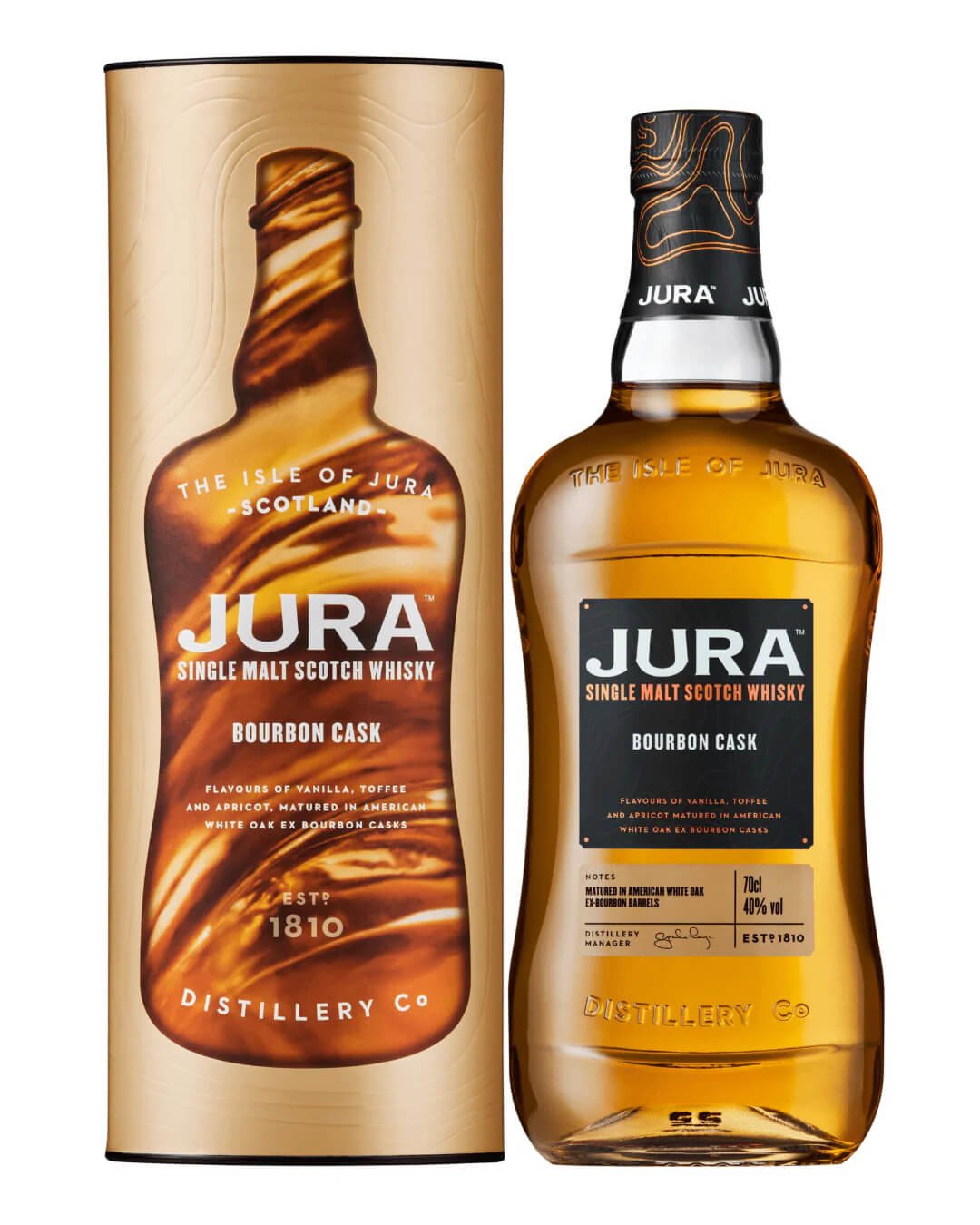Jura Bourbon Cask Single Malt Scotch Whisky, 70 cl