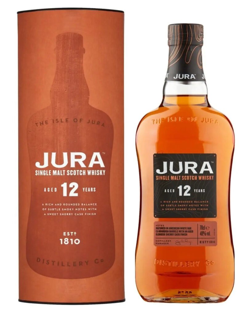 Wholesale Jura Single Malt Scotch Whisky 12 Year Old 70 cl