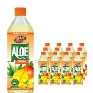 Just Drink Aloe Drink Mango Multipack, 12 x 500 ml