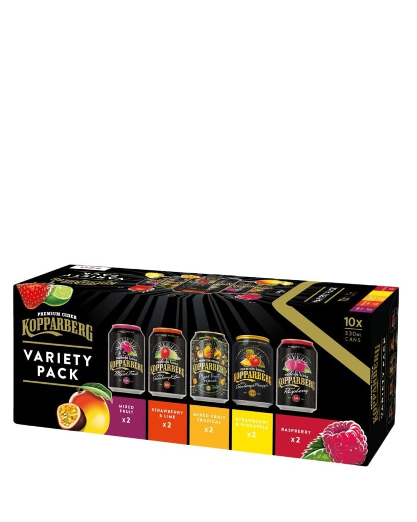Wholesale Kopparberg Fruit Cider Variety Mixed Case Can Multipack 10 x 330 ml