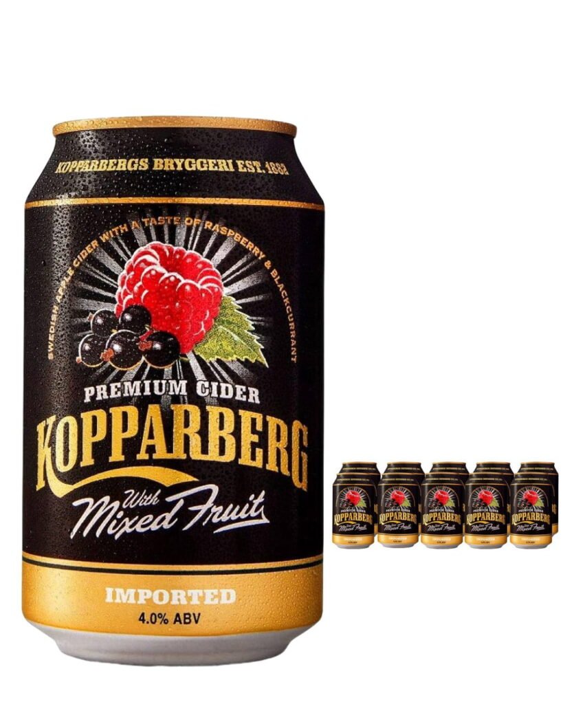 Wholesale Kopparberg Mixed Fruit Cider Cans Multipack 10 x 330 ml